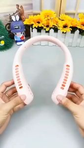 Kipas Leher Mini Fan Neck Portable Elektrik Kipas Angin Leher USB