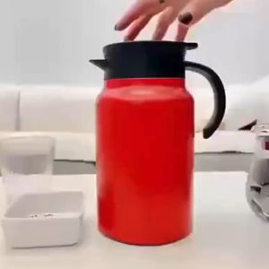 Bình pha trà cà phê giữ nhiệt 1500ml- 1000ml Inox thép chống rỉ Nặp vặn đậy kín có lõi lọc trà Giữ nhiệt 10-15 tiếng