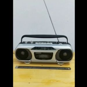 Radio FM AM SW Portable Radio Tape Pemutar Kaset Pita Cassette Player Kaiwa K22