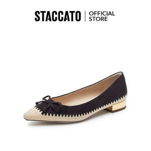 Staccato Womens Flat Court Shoes รองเท้าคัทชู ส้นแบน ปลายแหลม EA412