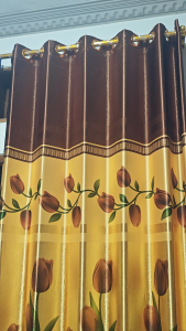 Gorden/Curtain Jendela dan Pintu Ruang Tamu Mewah Elegan Bahan Tebal Tidak Tembus Sinar Matahari