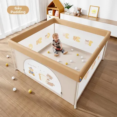 M-castle | Hàng Rào An Toàn Cho Bé Gập Một Nhấn Dễ Lắp