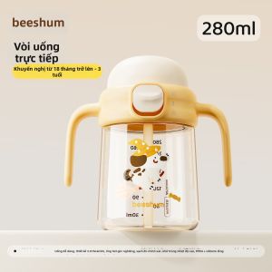 Beeshum | Cốc Học Uống Dành Cho Bé 1-3 Tuổi Với Ống Hút