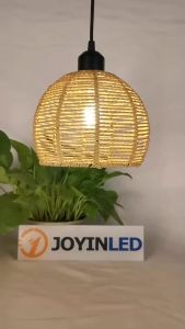 Plug in Wall Lamp Farmhouse Wicker Wall Light Plug in Hand Woven Rattan Sconce Rustic Wall Lighting for Living Room Bedroom