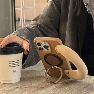 เคสโทรศัพท์มือถือแบบถือได้ EVENSHOW2025 ใหม่ล่าสุดพร้อมขาตั้งและสายคล้องสำหรับ Apple 17iPhone16promax15/14/13 เคสป้องกันแบบไฮเอนด์