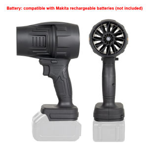 1000W Turbo Fan Violent Fan 500g Thrust Stepless Speed High Power Turbofan Leaf Blower Handheld Mini Jet Fan for Makita Battery