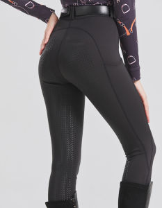 Womens Summer Silicone Riding Pants Breathable Wear Resistant Equestrian Elastic Slim Fit Horseback Riding Sportswear