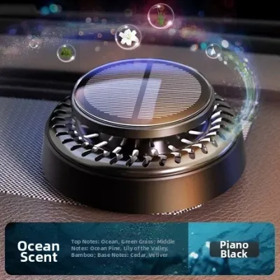 LOUGOU | Automatic Rotating Solar Car Scent Diffuser Ornament