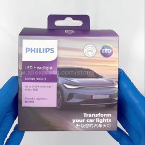 Bóng Đèn Pha Philips LED HB3 9005 Ultinon Pro3015 12V/24V 6000K Đèn Ô Tô Màu Trắng Sáng - 2-Pack