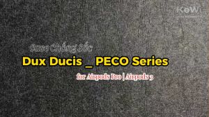Case Vỏ Ốp Chống Sốc Dux Ducis Dành Cho Airpods PRO / Airpods 3 Khoá An Toàn Chống Rơi Nắp PECO Series - CHÍNH HÃNG