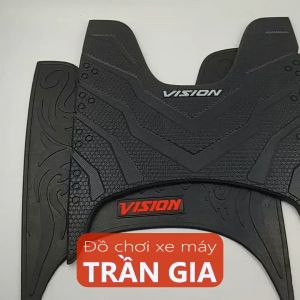 [FreeshipMAX] Thảm lót để chân xe vision 2021-2022-2023 cao su tấm trải sàn gác chân