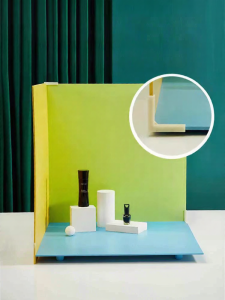 AMBITFUL | Dual-Sided Solid Color Photography Background Board PVC Wallpaper