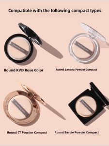 Ultra-Thin Double-Sided Velvet Banana Powder Puff Makeup Setting Professional Face Powder Sponge Beauty Makeup Tool Any Skin Type
