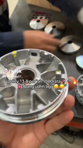 PULLEY SET BUBUT CUSTOM PCX 150 ADV 150 VARIO 150 KERUK JALUR UBAHDERAJAT RACING MOTORCYCLE