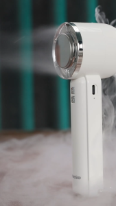 MEEGOO พัดลมแบบพกพา fan พัดลมมือถือและตั้งโต๊ะได้ ลมแรงปรับได้ 5 ระดับ พัดลมระบายความร้อนอย่างรวดเร็ว แบตเตอรี่ความจุสูง ใช้ได้นาน ชาร์จเร็ว