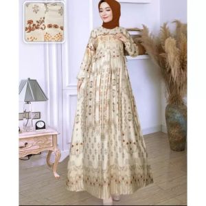 Gamis maxmara slik primium//fasion muslim wanita