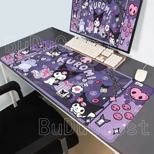 Bandai | Anime Kuromi Mouse Pad Non-slip Base Large Gaming Computer Mousepad XXL Keyboard Gaming Office Accessories HD Printing Desk Mat