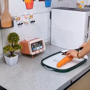 Multifunctional Tissue Box TV Shape Paper Tissue holder Mobile Phone Holder Stand