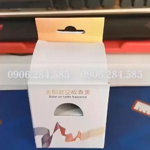 Sáp Thơm Ô Tô Quạt Sáp Thơm Cài Cửa Gió Điều Hoà Có Đèn Led Loại 3 Cánh