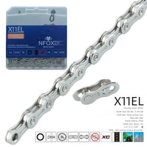 NFOX Siêu Nhẹ Rỗng HG Cassette Freewheel Cho Xe Đạp Leo Núi 11 Tốc Độ Dây Xích Tương Thích 46T 50T 52T Khóa Ma Thuật Đi Xe Đạp Phụ Kiện