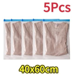 1/3/5pcs Clothes Compression Storage Bags Hand Rolling Clothing Vacuum Bag Packing Sacks Travel Space Saver Bag for Luggage Seal