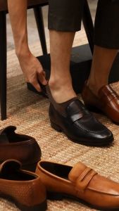 ARDEN TEAL Arrecifes Walnut Penny Loafer