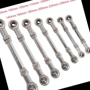 80-220mm Steering Tie Rod Kit Ball Joint M8 Bolt for Buggy Quad Bike 50cc 110cc 150cc 200cc Cargo ATV Go Kart