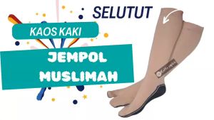1 LUSIN & 6 PASANG KAOS KAKI JEMPOL LUTUT MUSLIMAH PANJANG