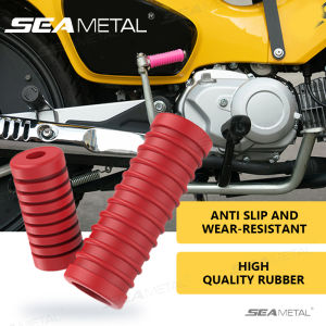 SEAMTAL Motorcycle Gear Lever Covers Rubber Shifter Shoe Protector 5Pcs Anti-skid Foot Peg Toe Gel Motorcycle Accessories