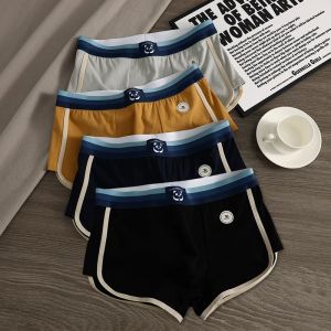 JIAZINI | Breathable Antibacterial Cotton Boxer Shorts for Men
