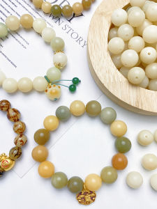 Natural Bodhi Bead Scattered Beads Bracelet Crafts Beads Handmade DIY String Material Bracelet Necklace Decorations Material Accessories