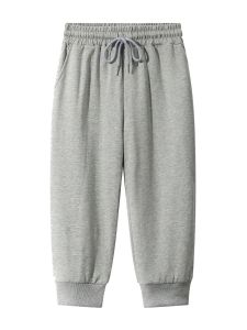 กางเกงขายาวทรงหลวมเอวสูงผ้าไหมน้ำแข็งฤดูร้อน 2024 กางเกงขายาวทรงหลวมสไตล์ฮาราจูกุสำหรับผู้หญิง กางเกงขายาวทรงหลวมไซส์ใหญ่