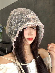 BAOYINFEI | Lace Floral Tie-on Light Breathable Summer Hat