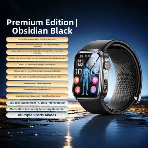 TABELL | BP HR Oxygen Blood Glucose Lipid Uric Acid Monitor Positioning Fall Prevention Calling Smart Watch