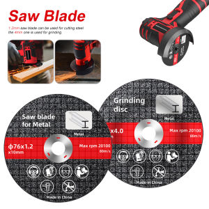 Eggsaw ใบมีด3นิ้ว ใบมีดวงกลมสำหรับลูกหมูโลหะเหล็กสแตนเลสสตีลตัดบดความหนา 1.2มม./4.0มม. ซูม 0.4in