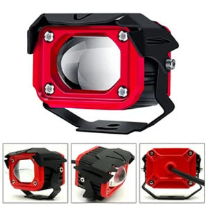 คูปองส่งฟรี 40บาท 2 ชิ้นหลอดไฟตัดหมอก ไฟหน้า LED 100W 6000K 3000K 12000LM 12D 3 นิ้ว สำหรับรถมอเตอร์ไซค์, สกูตเตอร์, รถยนต์, รถบรรทุก