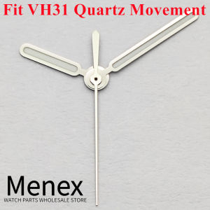 Menex VH31 Quartz Watch Hands High Quality Black Silver Hands Green Luminous Watch Replacement Repair Accessories Parts