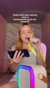 Wireless Karaoke Speaker With Karaoke Bluetooth Microphone Home KTV Karaoke Machine RGB Light Portable Mini Bluetooth