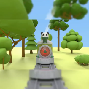 Magnetic Train Toys for Kids Boy Tren laruan Steam Locomotive Light and Music Swinging Parts Free DIY Track