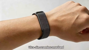 MODOFO Air Screenless Smart Band Fitness Tracker Sleep Monitoring & Heart Rate Nylon Sports Bracelet