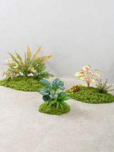 Artificial Biodiverse Miniature Landscape Decorative Potted Plant Window Display Mossy Scenic Combination Home Decoration