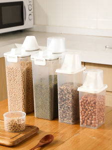 Modern Simple Style Sealed Storage Box for Kitchen Food Grade PP Moisture Proof Bug Proof Rice Barrel for Home Use