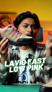 Lavio Sepatu Gunung Boots Hiking Tektok Muncak Climbing Riding Best Seller Lavio Fast Low Pink