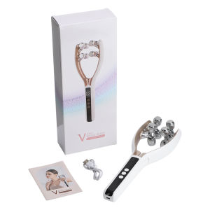 HailiCare | Máy Massage Mặt Bằng Vi Dòng EMS Sạc Lại Được 3 Chế Độ 19 Cường Độ 8 Con Lăn Nâng Cơ Mặt Chăm Sóc Da Vùng Hàm