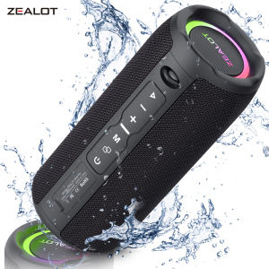 ZEALOT-S49PRO Portable Bluetooth Speaker 20W IPX6 Waterproof Powerful Sound Box Bass Boost Dual Pairing True Wireless Speaker