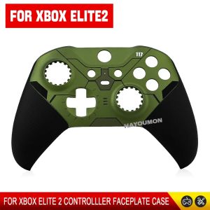 2026 NEW For Xbox Elite Series 2 Controller Housing Shell Front Cover Faceplate Shell Cover Replacement Halo Green