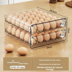 Timer Drawer-style Egg Storage Container
