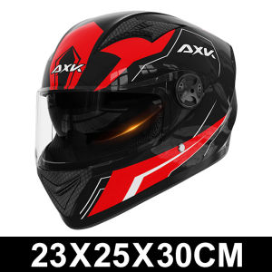 Motorcycle helmet full face HD double lens for 55cm-62cm head circumference breathable racing helmet with ICC