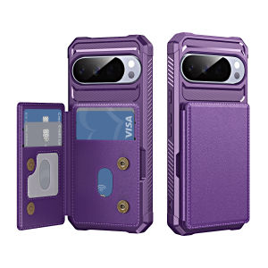 szhaiyu | Leather Card Slot Left-Right Flip Kickstand Phone Case For Google Pixel 11 10 9 Pro XL 8 7 Pro 10A 9A 8A 7A Shockproof Cover