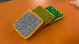 คุ้มมาก‼️ฟองน้ำล้างจาน 3 ชิ้น ล้างสะอาด ปลอดภัย ที่ล้างจาน